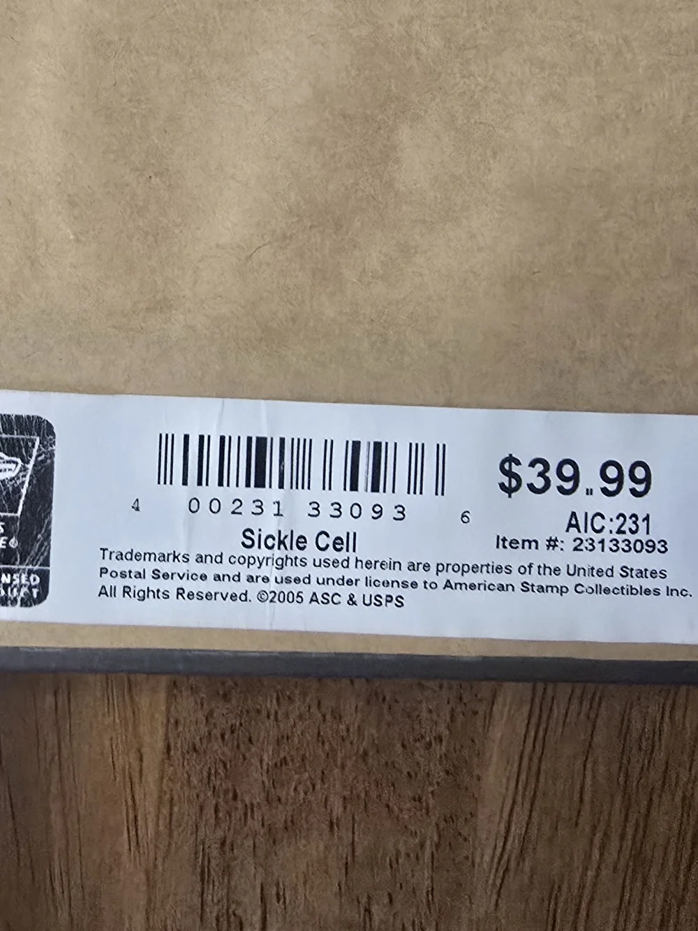 Framed USPS Test Early for Sickle Cell Stamp Art Print Black History Healthcare